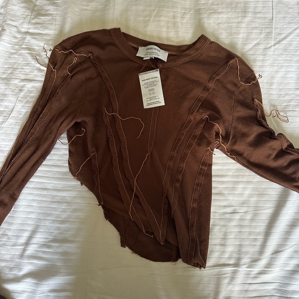 Sami Miro Brown Long Sleeve